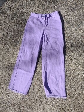 SHEIN Lavender Wide Leg Jeans